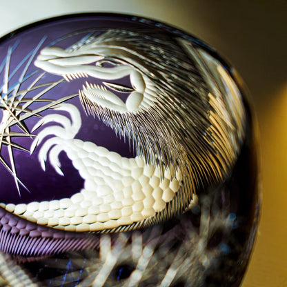 紫龍 SHIRYŪ - EDO KIRIKO HANDCRAFTED WHISKY GLASS