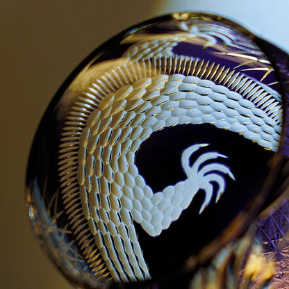 紫龍 SHIRYŪ - EDO KIRIKO HANDCRAFTED WHISKY GLASS