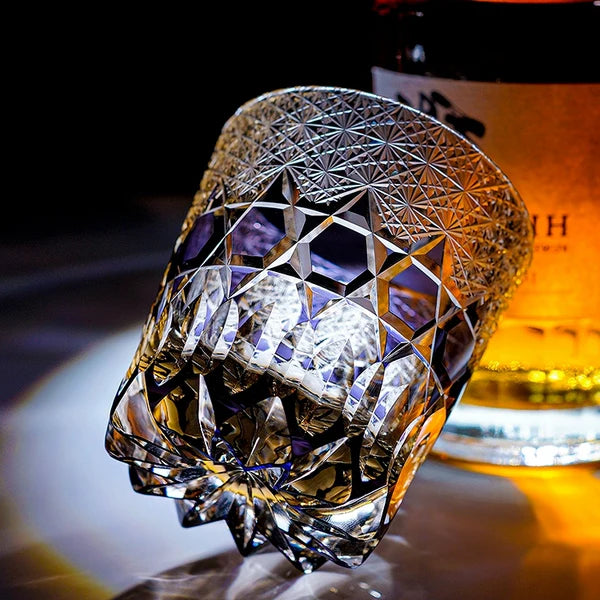 紫晶 SHISHŌ - EDO KIRIKO HANDCRAFTED WHISKY GLASS