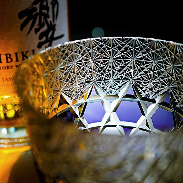 紫晶 SHISHŌ - EDO KIRIKO HANDCRAFTED WHISKY GLASS