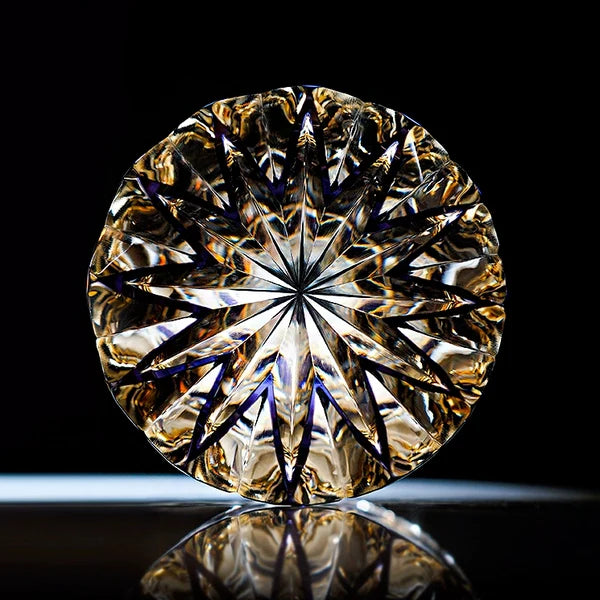 紫晶 SHISHŌ - EDO KIRIKO HANDCRAFTED WHISKY GLASS