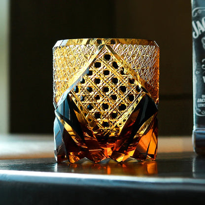 夜琥 YORU KOHAKU- EDO KIRIKO HANDCRAFTED WHISKY GLASS - KNIVORÀ