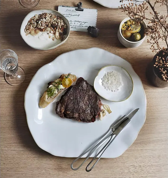 LUNARA SERIES – PREMIUM WHITE CERAMIC DISH