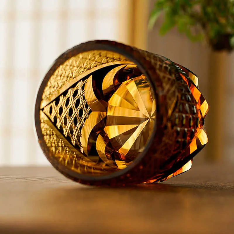 夜琥 YORU KOHAKU- EDO KIRIKO HANDCRAFTED WHISKY GLASS - KNIVORÀ
