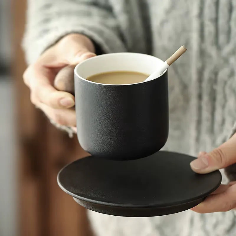 WHIMSIHANDLE HANDMADE COFFEE CUP 4 PIECE SET