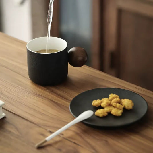 WHIMSIHANDLE HANDMADE COFFEE CUP 4 PIECE SET